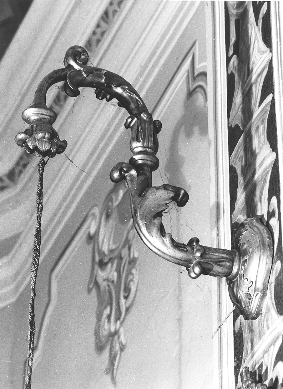 reggilampada a bracci, coppia - ambito piacentino (sec. XIX)