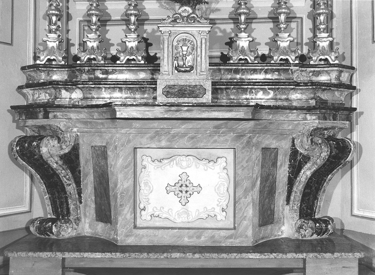 altare maggiore - ambito piacentino (fine sec. XVIII)