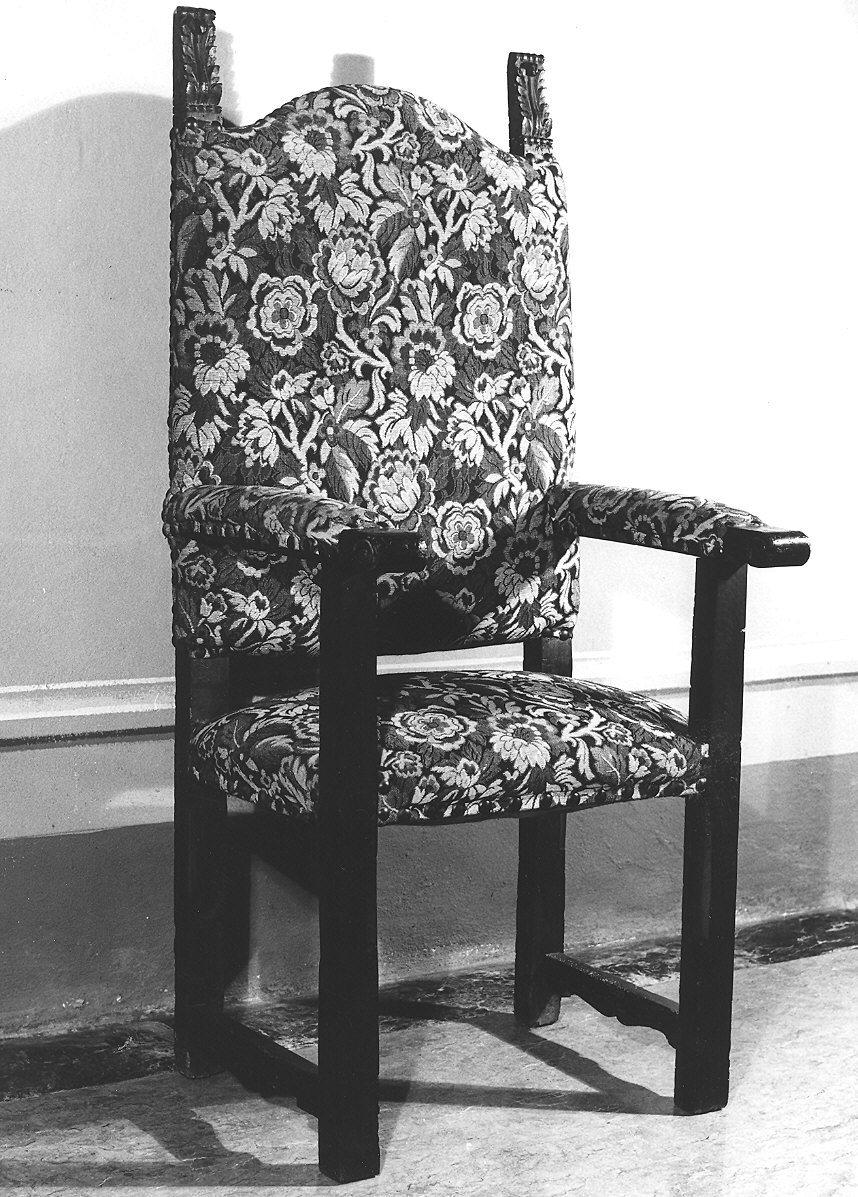 poltrona - ambito piacentino (sec. XIX)