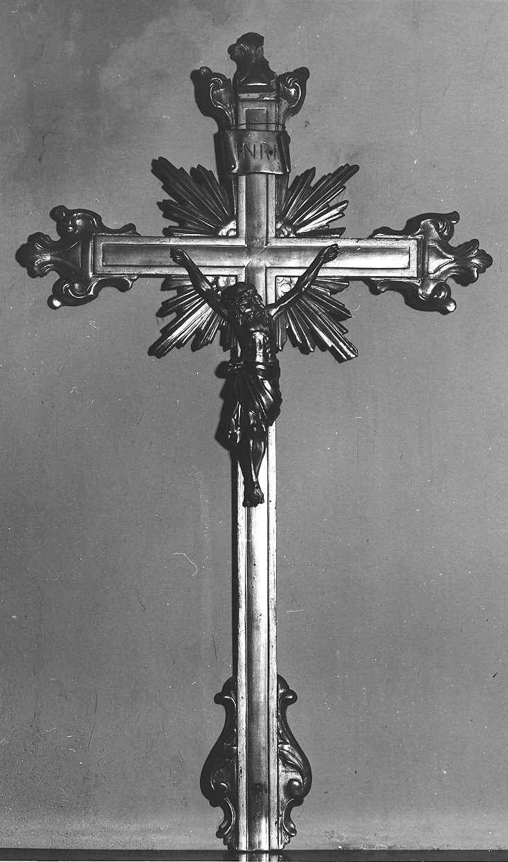 croce d'altare, elemento d'insieme - ambito piacentino (fine sec. XVIII)