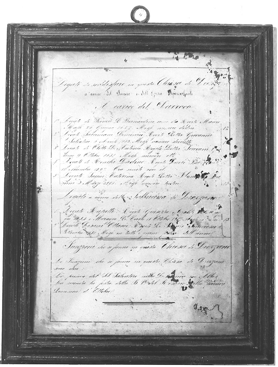 cornice, elemento d'insieme - ambito piacentino (sec. XVIII)