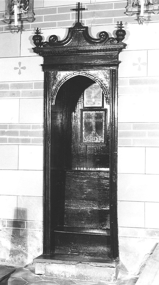 confessionale - ambito piacentino (sec. XIX)