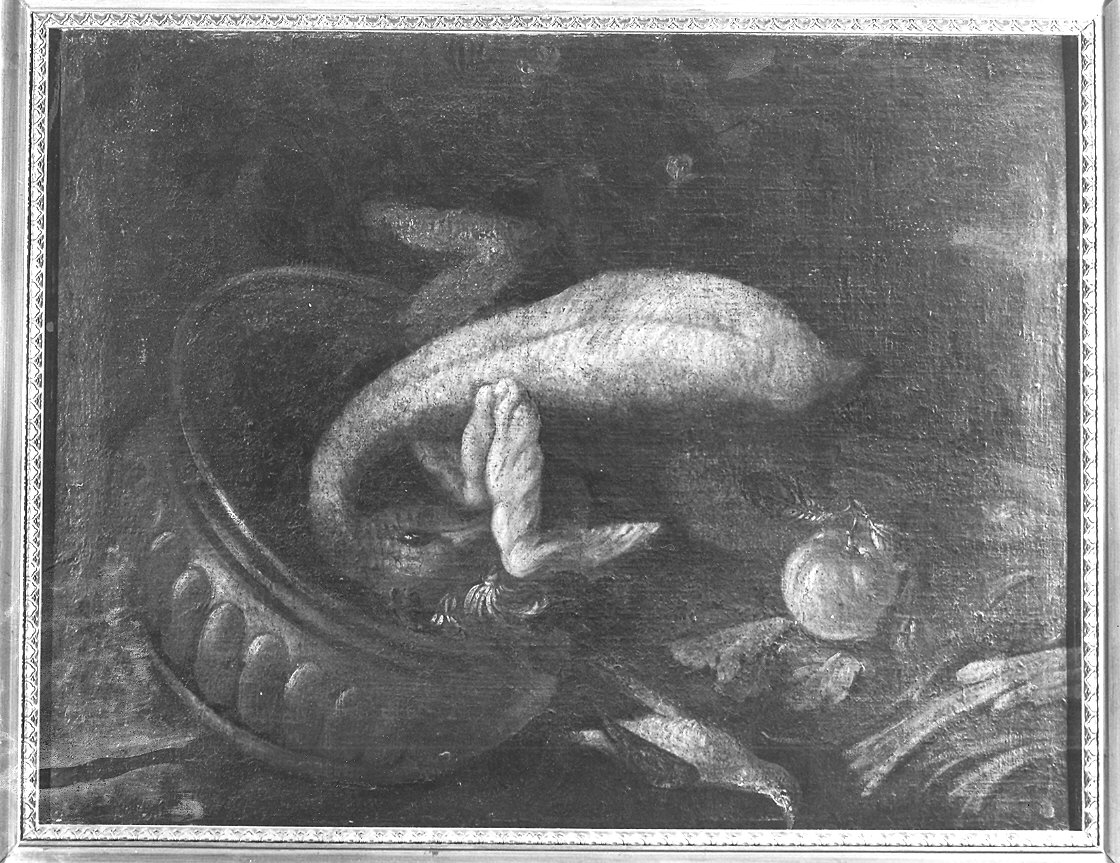 natura morta con volatile (dipinto) - ambito italiano (sec. XVII)