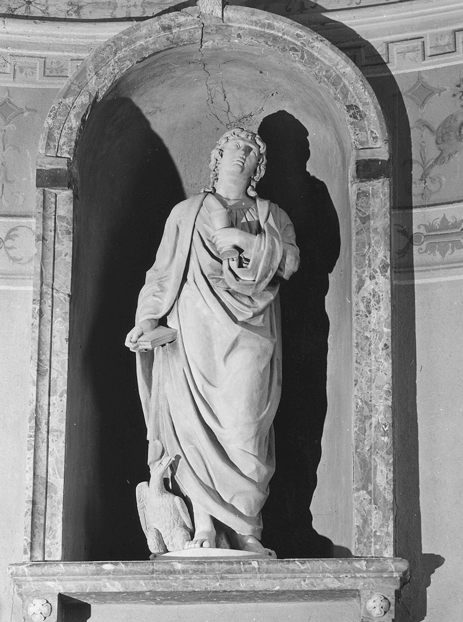 San Giovanni Evangelista (statua) - ambito emiliano (fine sec. XVII)