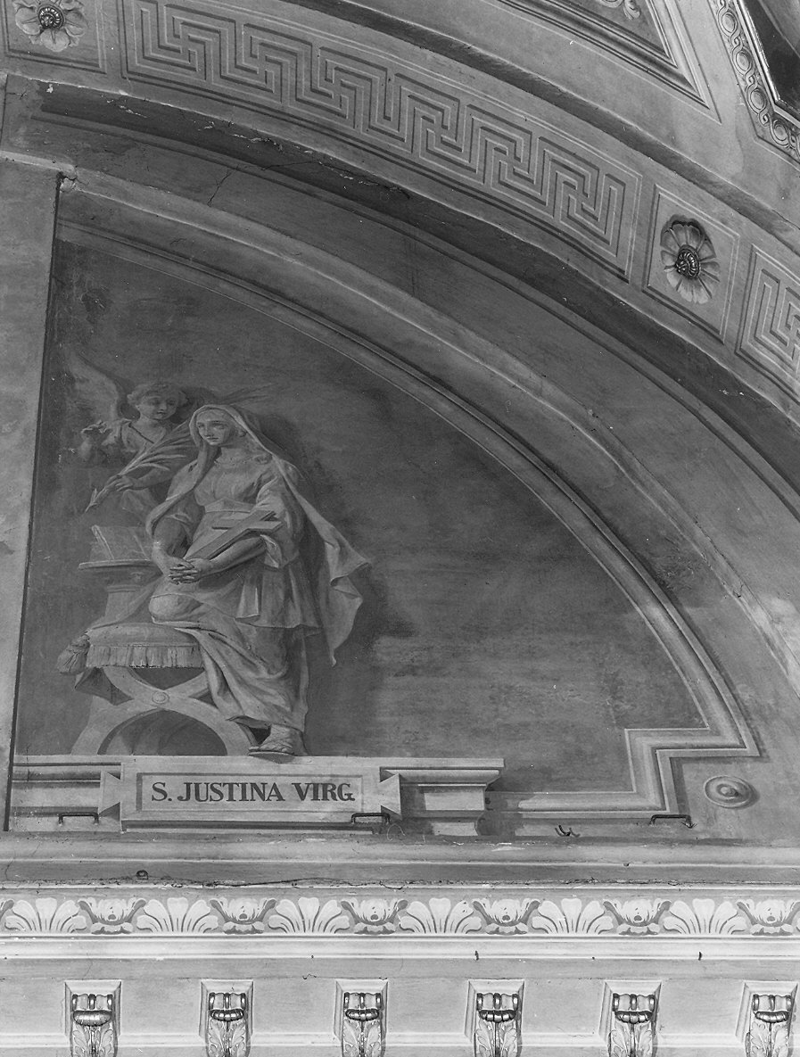 Santa Giustina vergine (dipinto) di Secchi Aristide (sec. XX)