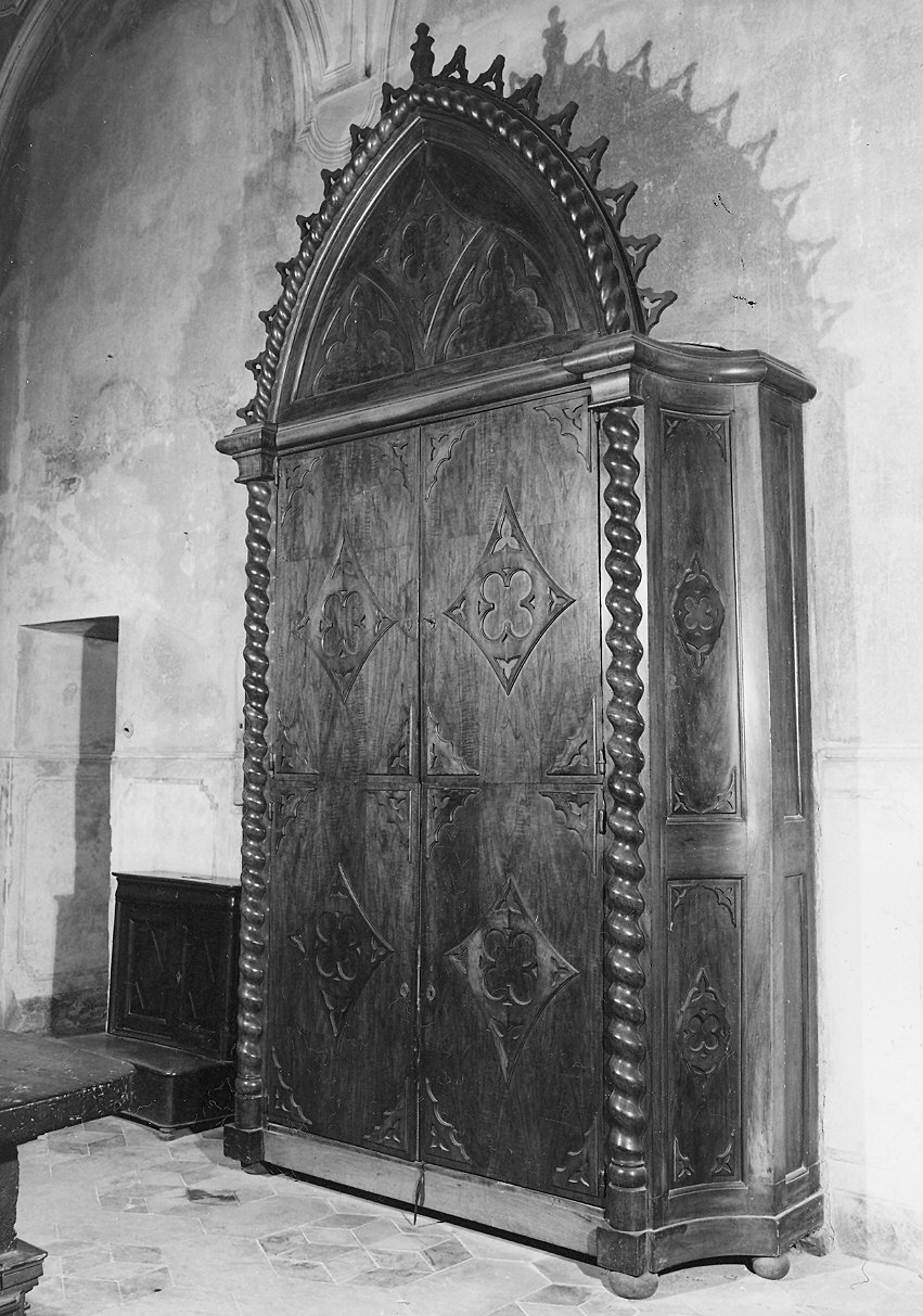 armadio - ambito piacentino (seconda metà sec. XIX)