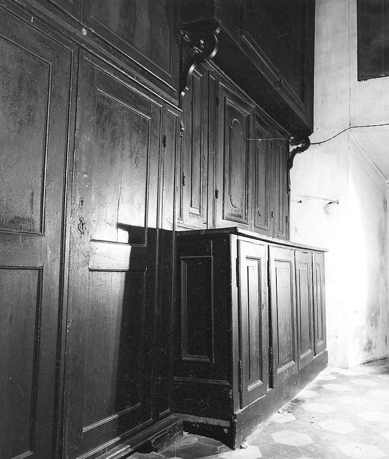 mobile da sacrestia - ambito piacentino (inizio sec. XIX)