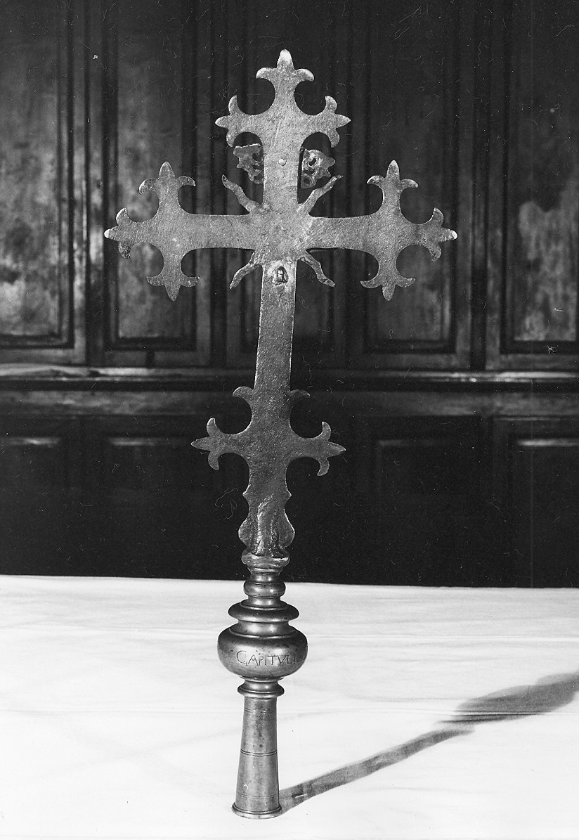 croce processionale - ambito piacentino (prima metà sec. XVI)