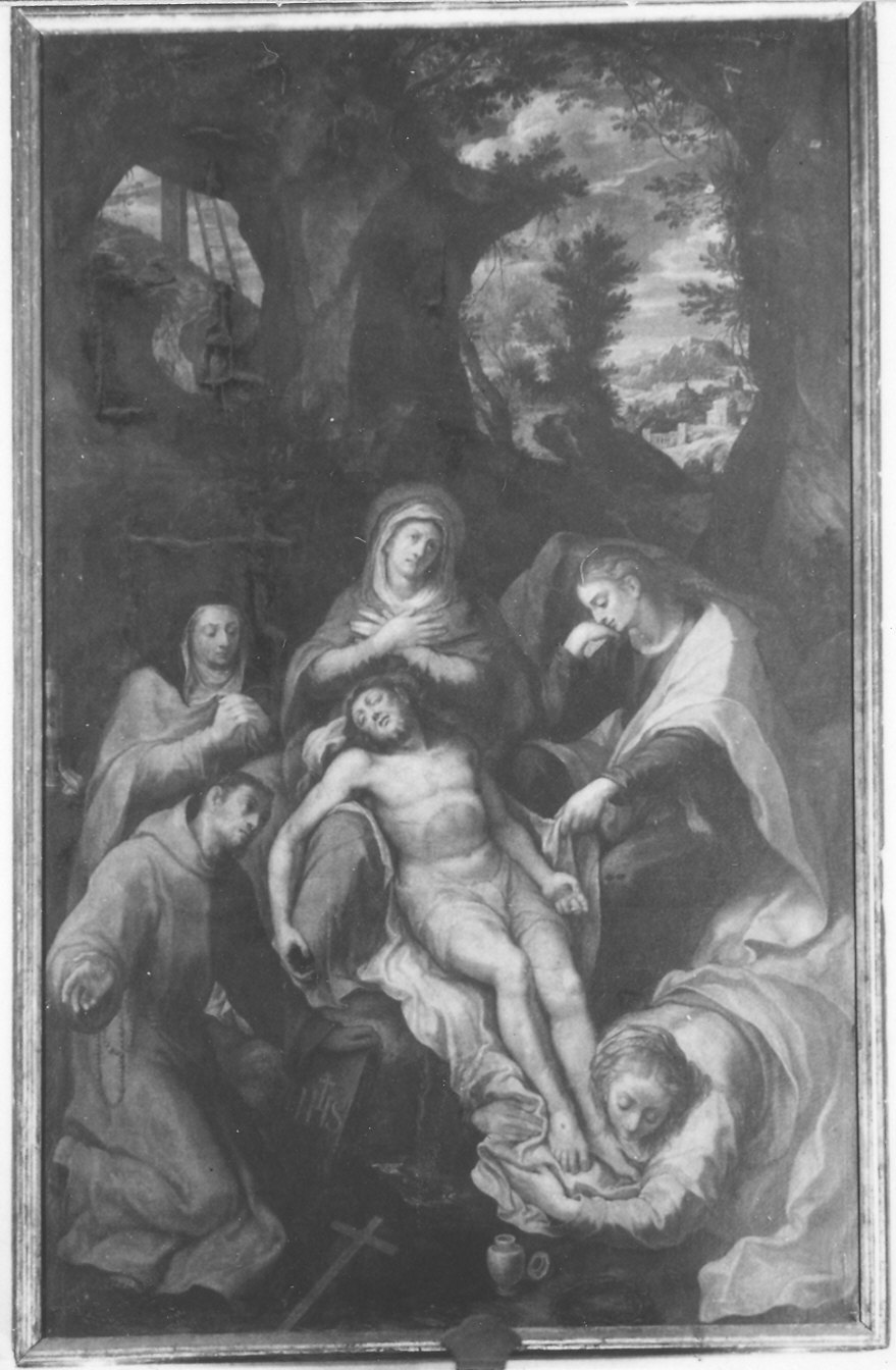 deposizione (dipinto) di Campi Bernardino, Della Rovere Giovan Mauro detto Fiammenghino (fine/inizio secc. XVI/ XVII)