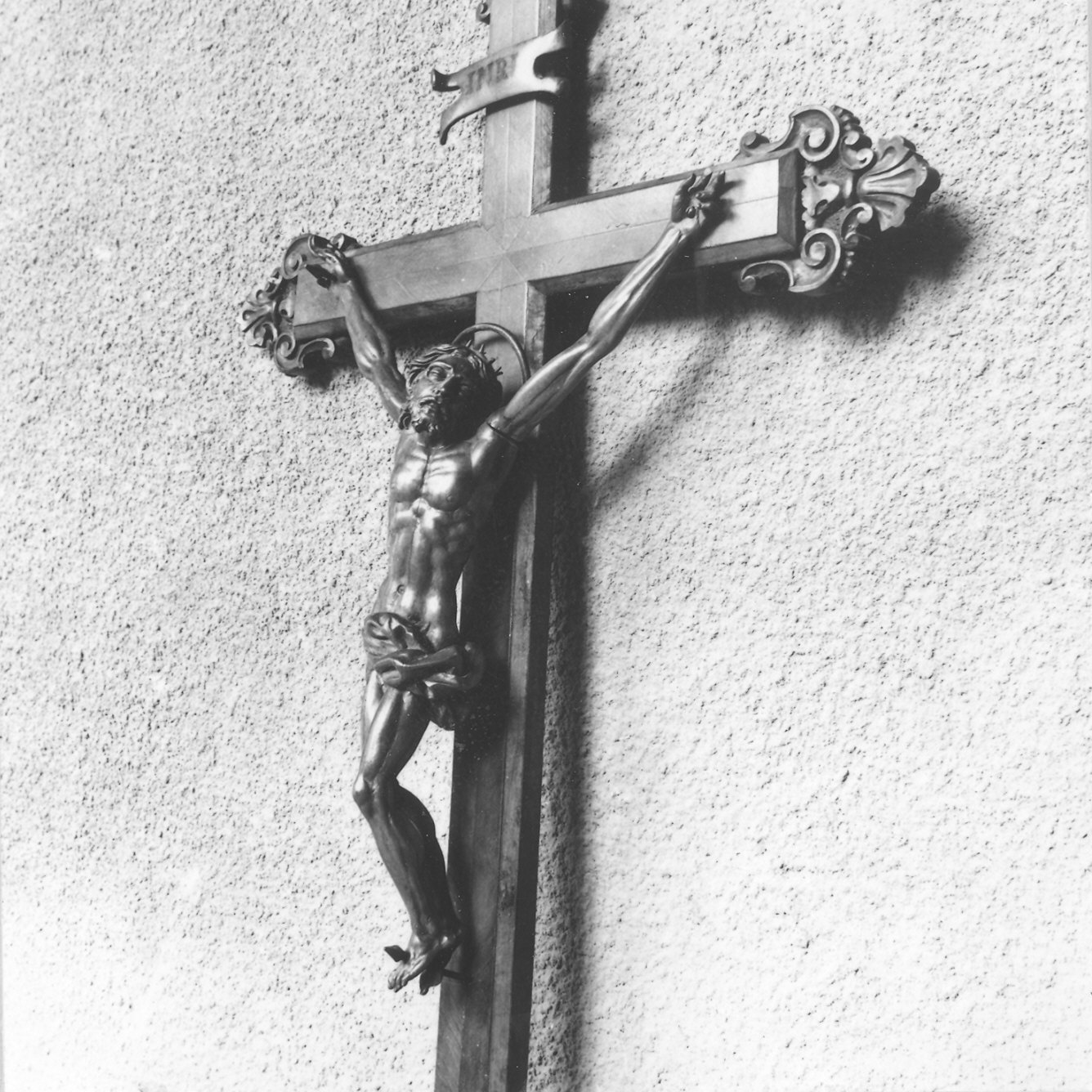 Cristo crocifisso (scultura) di Sceti Giovanni (attribuito) (inizio sec. XVIII)