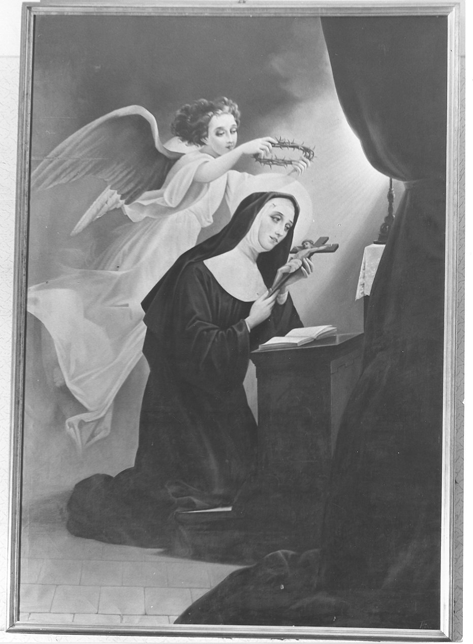 Santa Rita da Cascia (dipinto) di Florio (inizio sec. XX)