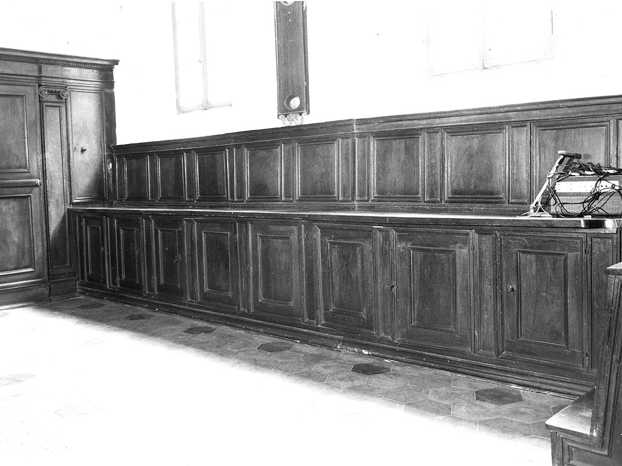 credenza - ambito piacentino (sec. XVII)