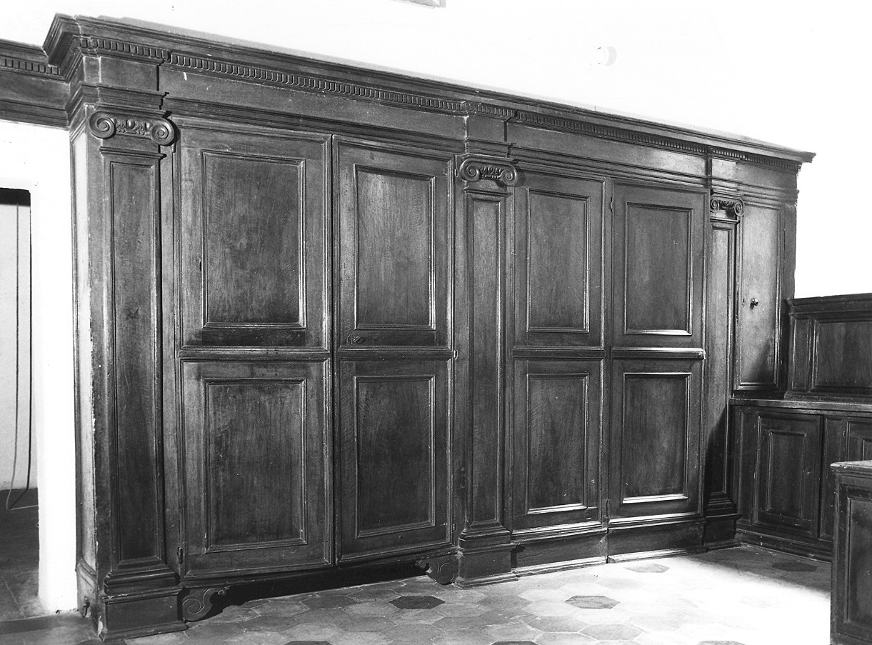 armadio - ambito piacentino (sec. XVII)