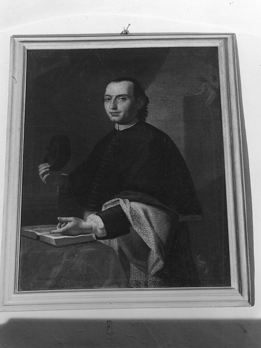 ritratto di ecclesiastico (dipinto) - ambito parmense-piacentino (metà sec. XVIII)