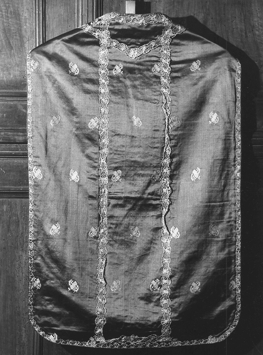 paramento liturgico, insieme - manifattura italiana (fine/inizio secc. XVIII/ XIX)