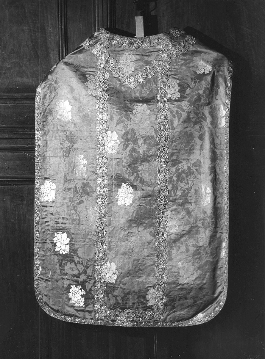 paramento liturgico - in terzo, insieme - manifattura italiana (secc. XVIII/ XIX)