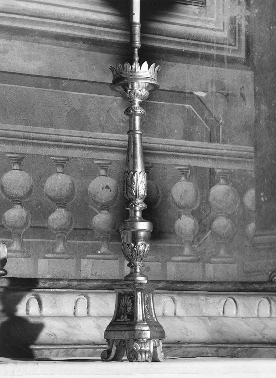 candeliere, serie - ambito piacentino (fine/inizio secc. XVIII/ XIX)