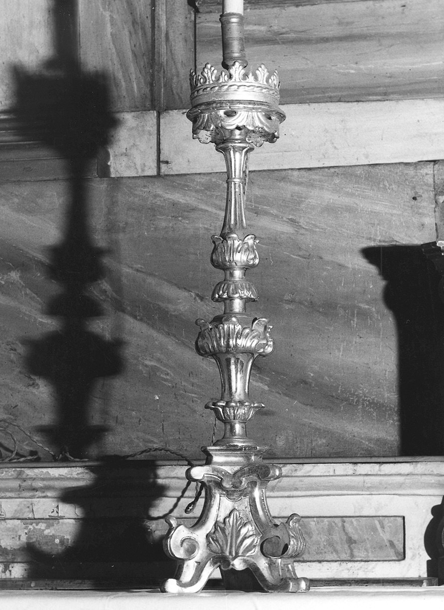 candeliere, serie - ambito piacentino (sec. XVIII)