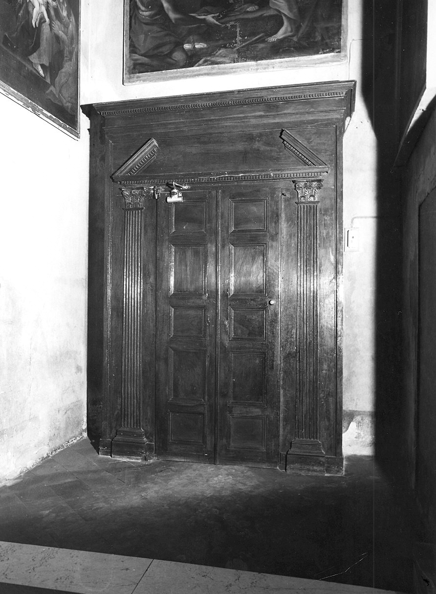 bussola d'ingresso - ambito piacentino (seconda metà sec. XVIII)