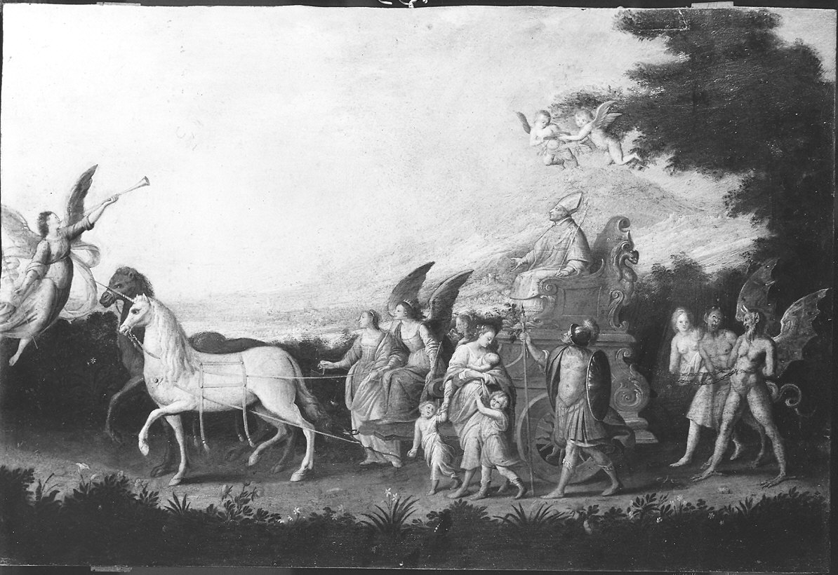 trionfo di San Carlo Borromeo (dipinto) - ambito lombardo (inizio sec. XVII)