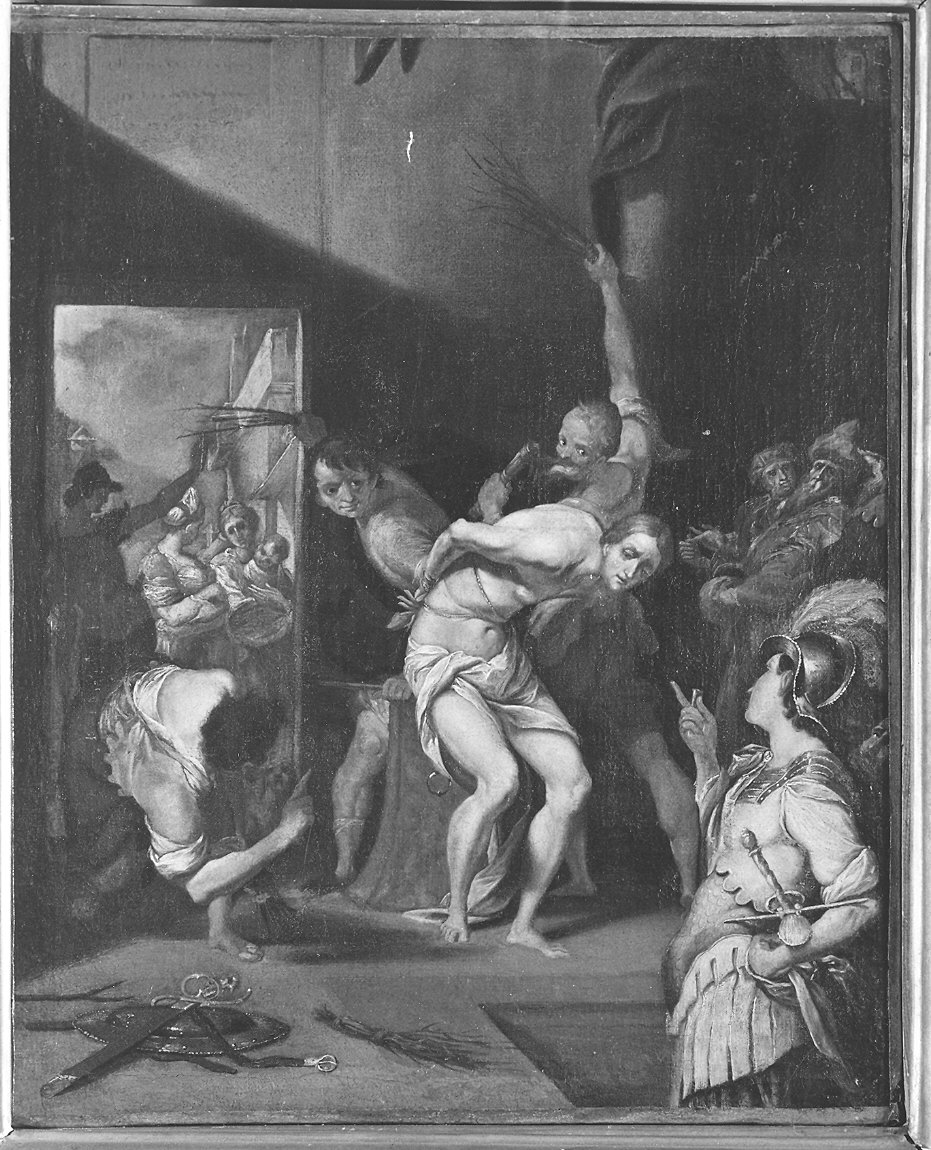 flagellazione di Cristo (dipinto) di Mazzucchelli Pier Francesco detto Morazzone (attribuito) (sec. XVII)