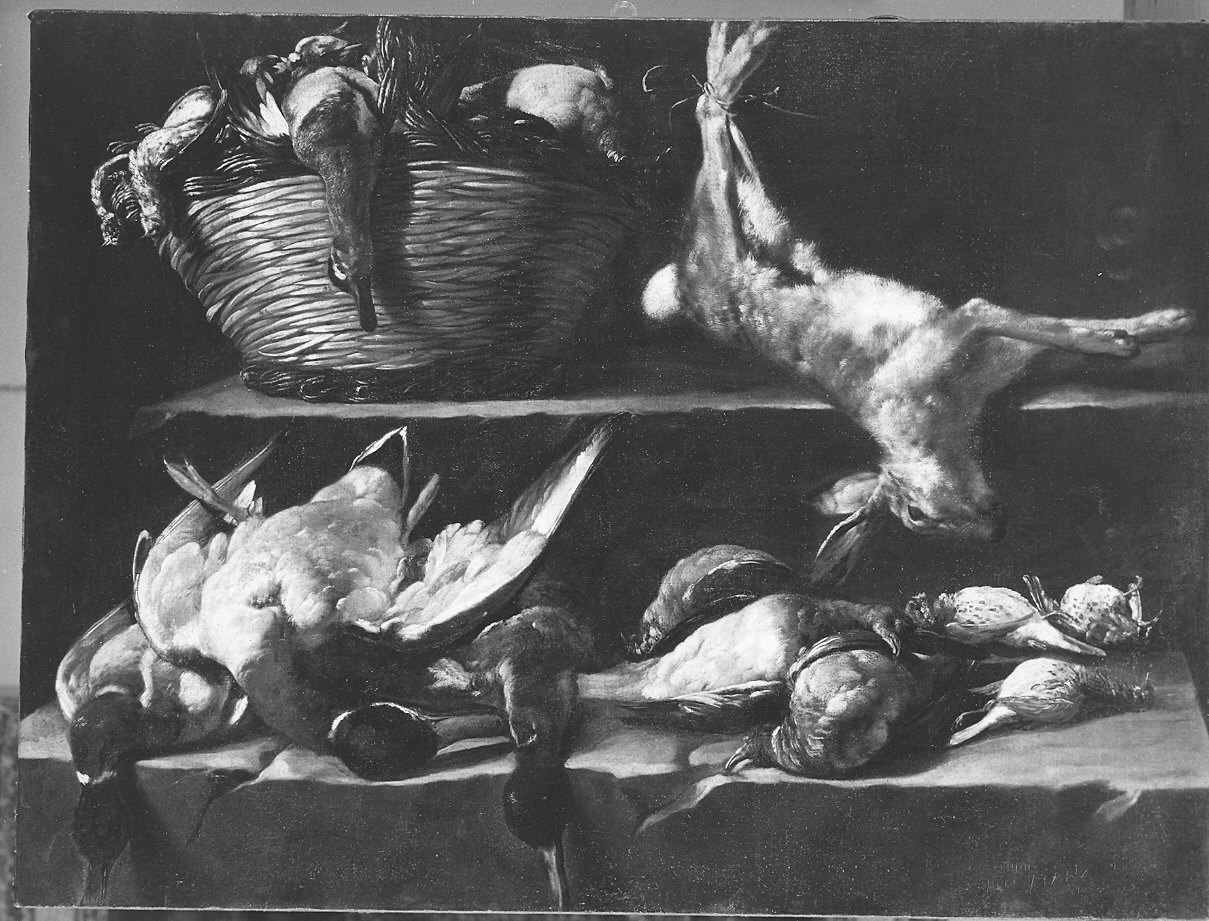 natura morta con cacciagione (dipinto) di Boselli Felice (attribuito) (fine sec. XVII)