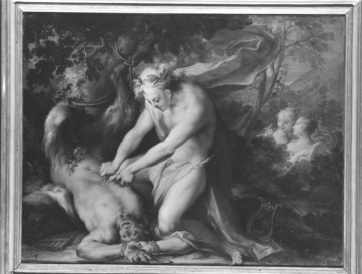 Apollo e Marsia (dipinto) di Stern Ignazio (prima metà sec. XVIII)