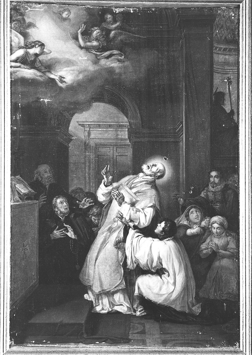 morte di Sant'Andrea Avellino (dipinto) di Viganoni Carlo Maria (sec. XIX)