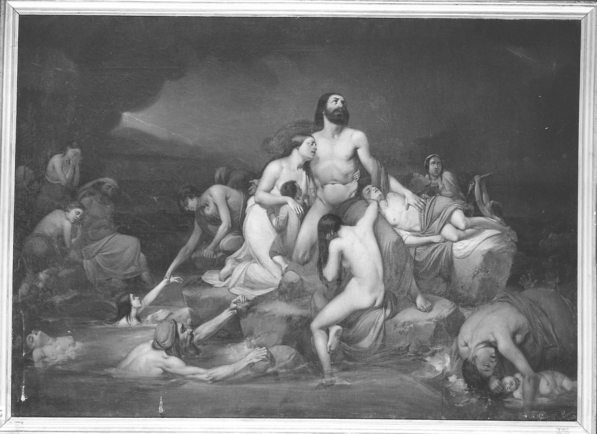 Diluvio universale (dipinto) di Fioruzzi Giovanni (sec. XIX)