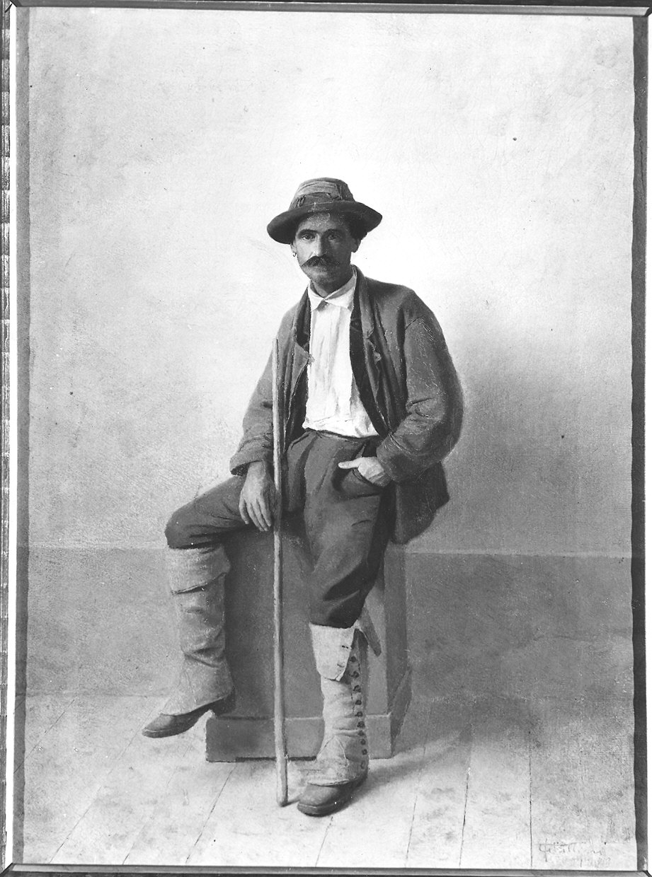 capraio (dipinto) di Ghittoni Francesco (sec. XIX)