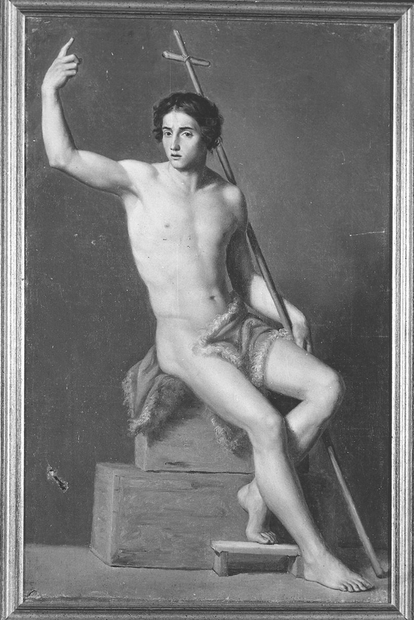 San Giovanni Battista (dipinto) di Sidoli Pacifico (sec. XIX)