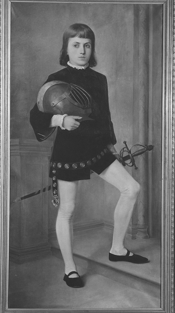 paggio (dipinto) di Sidoli Pacifico (sec. XIX)