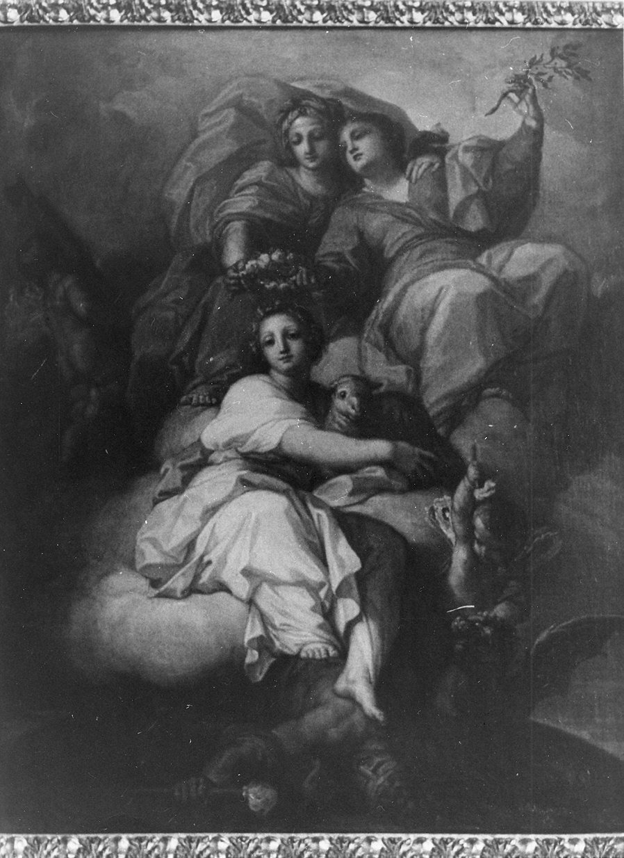 trionfo della Giustizia (dipinto) di Costanzi Placido (prima metà sec. XVIII)