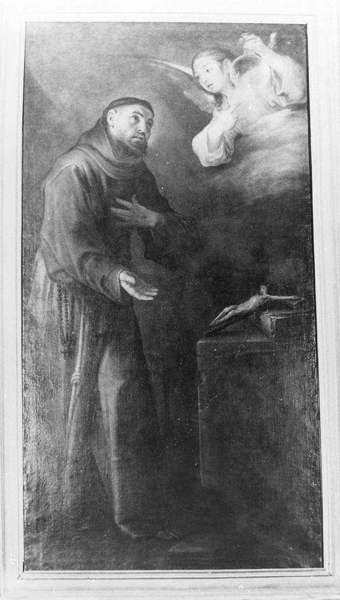 San Francesco d'Assisi (dipinto) di Martinez Sebastiano (sec. XVII)
