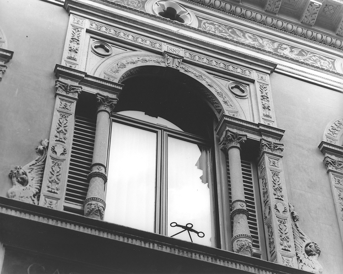 mostra di finestra di Terzaghi Enrico, Brigidini Daniele (sec. XIX)
