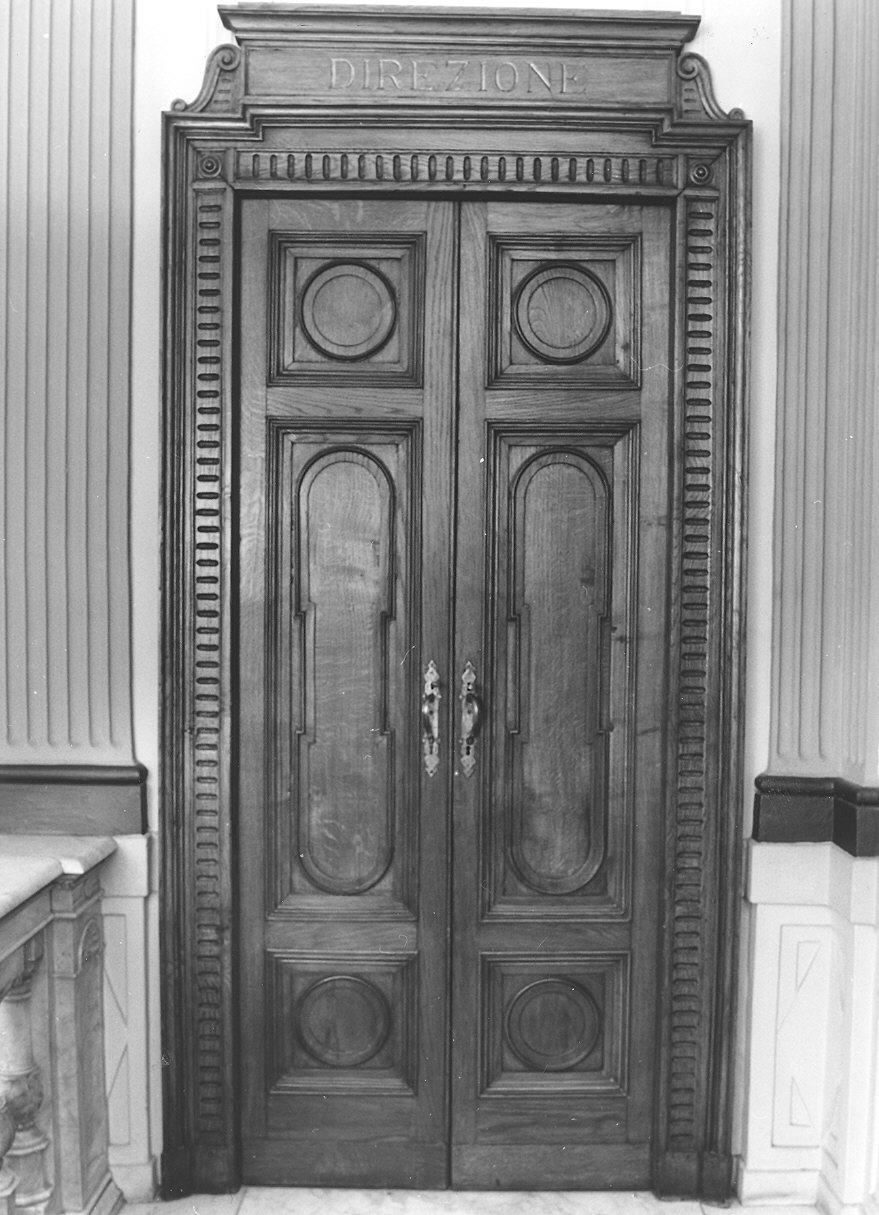 porta - a due battenti di Terzaghi Enrico, Ditta Carlo Pozzi (sec. XIX)