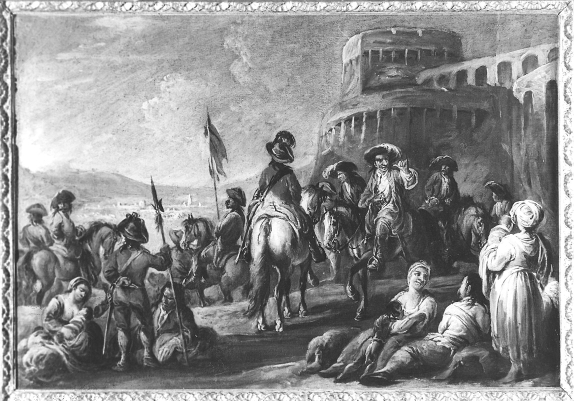 dopo la battaglia (dipinto) di Simonini Francesco Antonio (sec. XVIII)