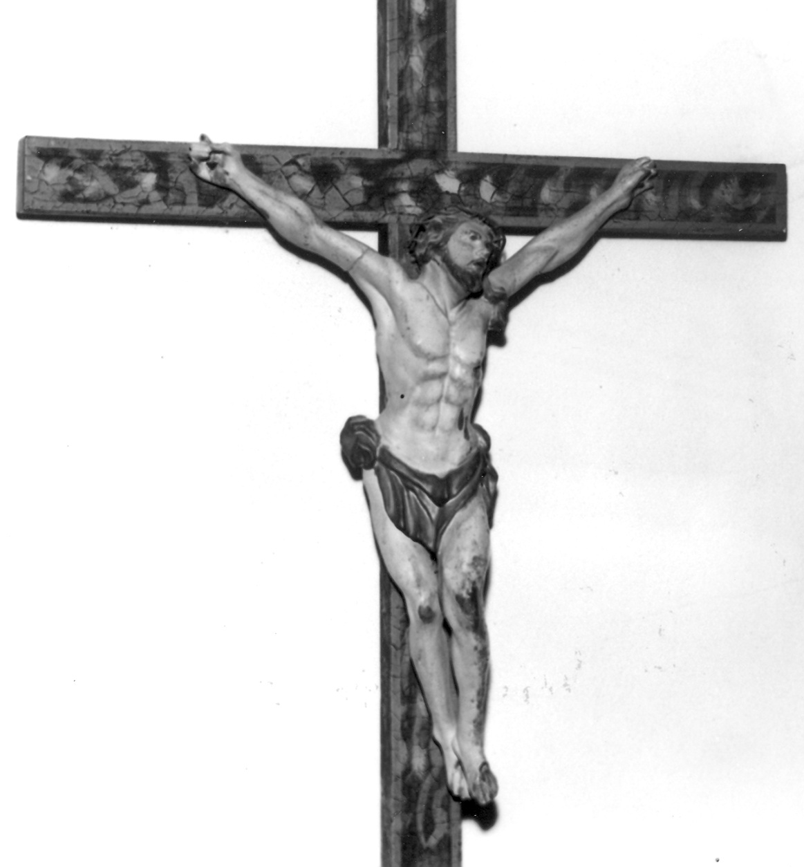 Cristo crocifisso (scultura) - bottega piacentina (seconda metà sec. XVIII)