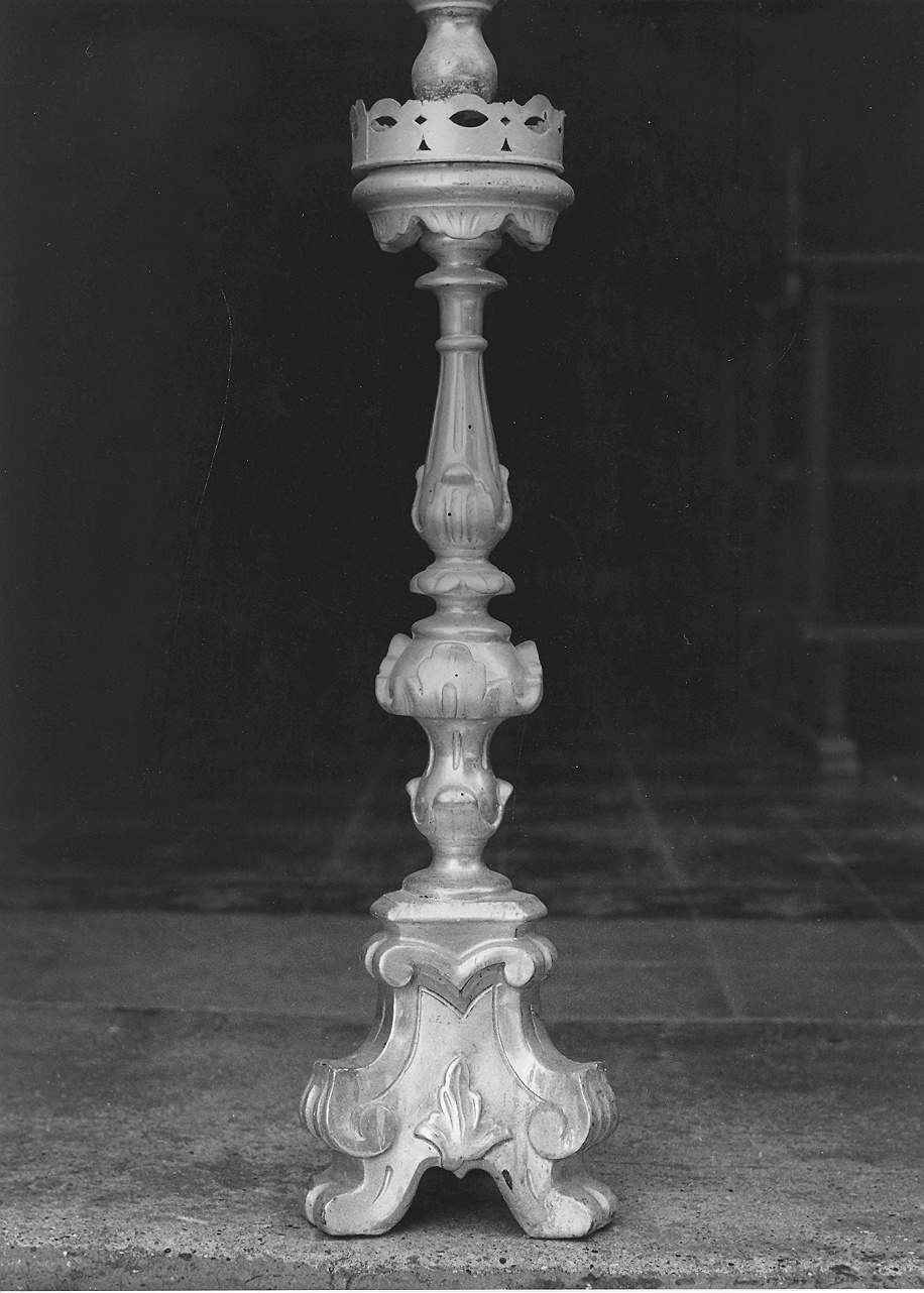 Santi (candeliere d'altare, serie) - bottega piacentina (sec. XIX)