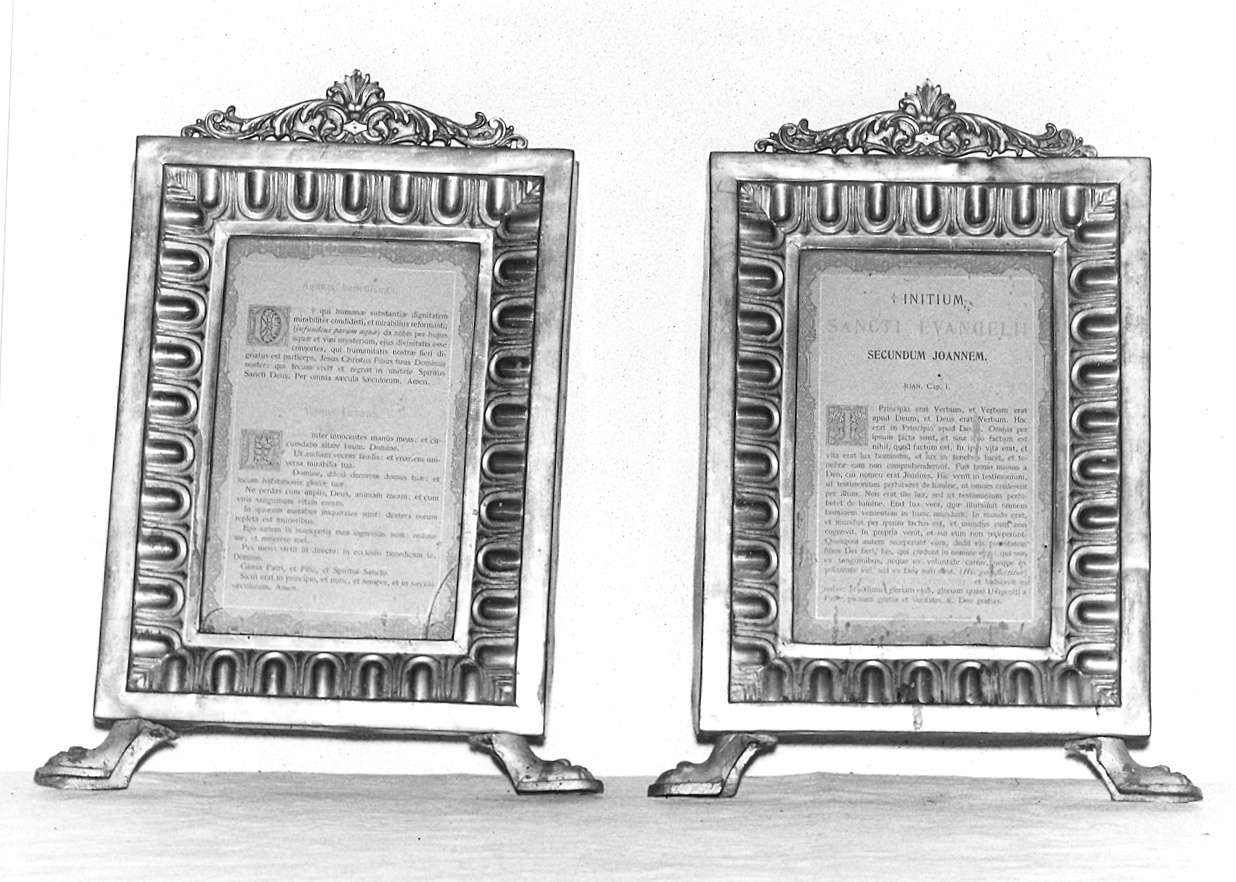 cartagloria architettonica, serie - produzione emiliana (fine sec. XIX)