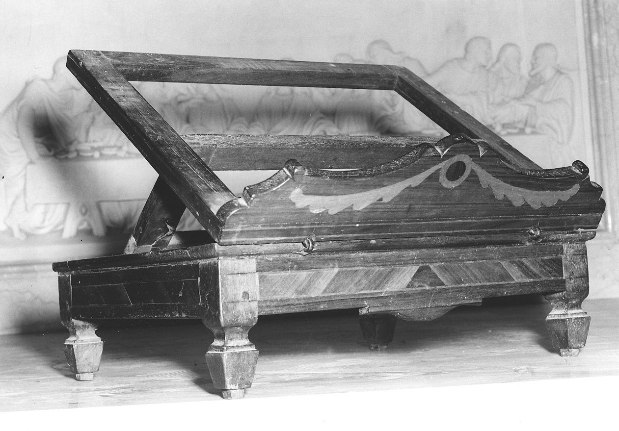 leggio d'altare - bottega piacentina (inizio sec. XIX)