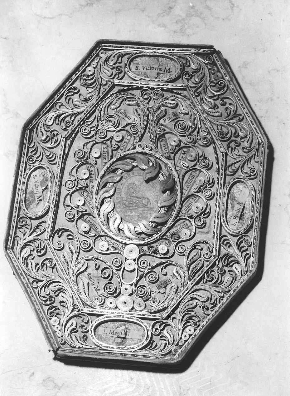 decorazione a intaglio, frammento - bottega piacentina (fine sec. XIX)