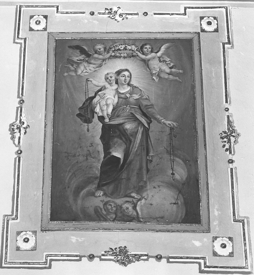 Madonna del Rosario (dipinto) - ambito piacentino (metà sec. XIX)