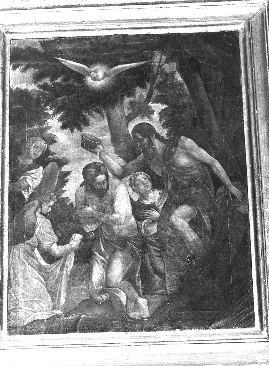 battesimo di Cristo (dipinto) - ambito emiliano (prima metà sec. XVII)