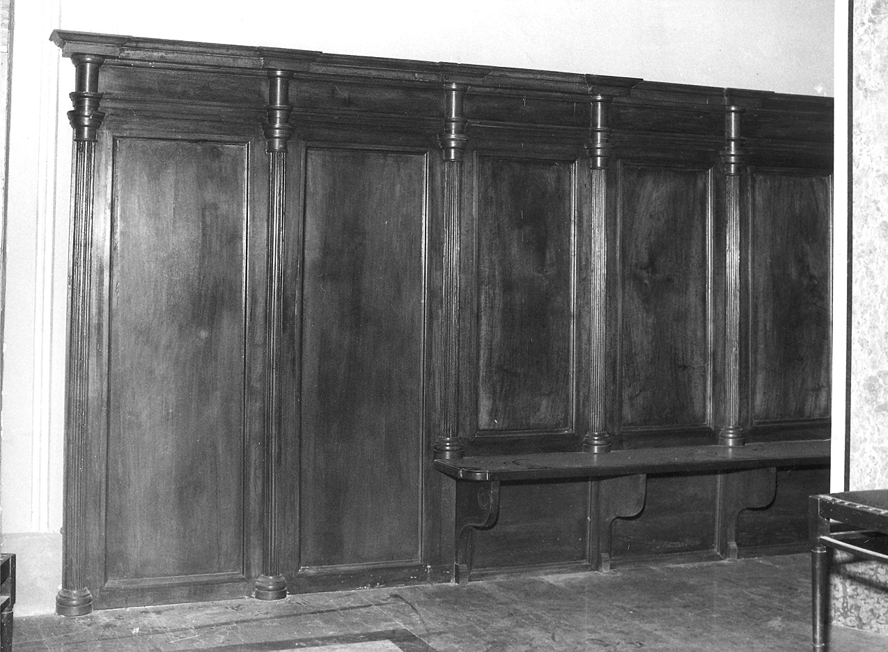 stalli del coro - bottega piacentina (ultimo quarto sec. XIX)