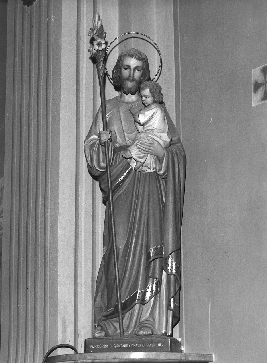 San Giuseppe (statua) di Stuflesser Giuseppe (prima metà sec. XX)