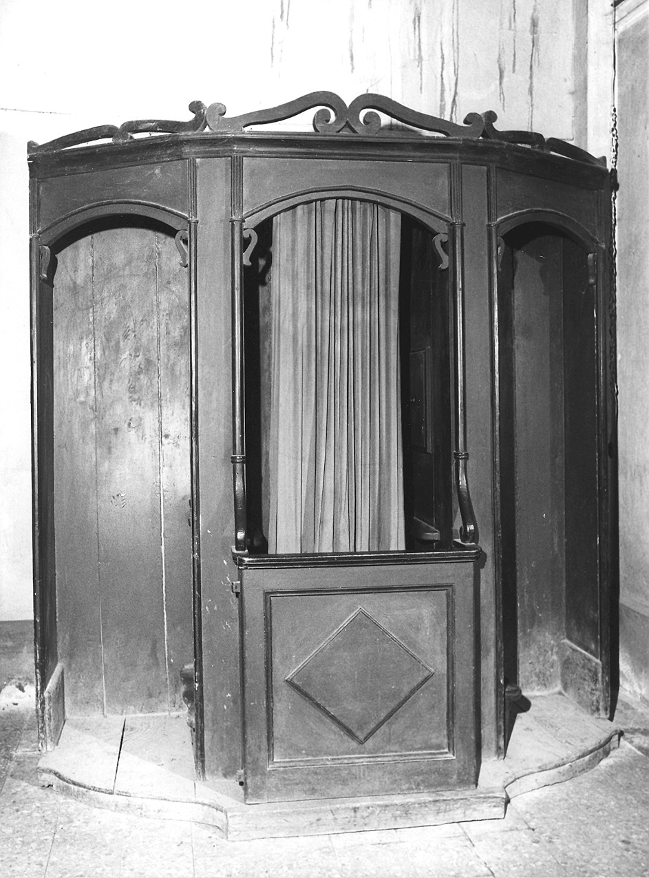 confessionale di Chinelli Andrea (ultimo quarto sec. XIX)
