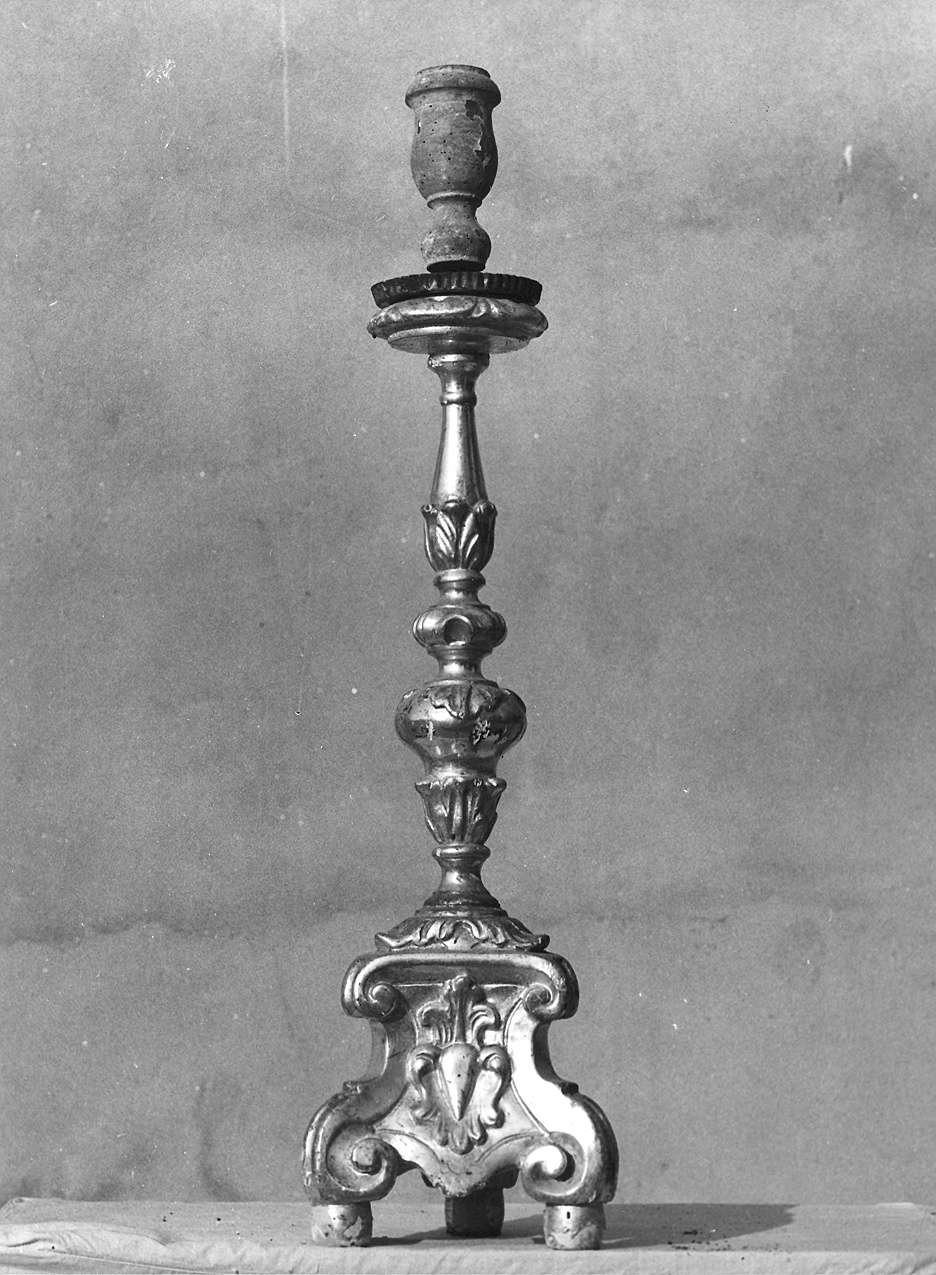 candeliere, serie - bottega piacentina (sec. XIX)