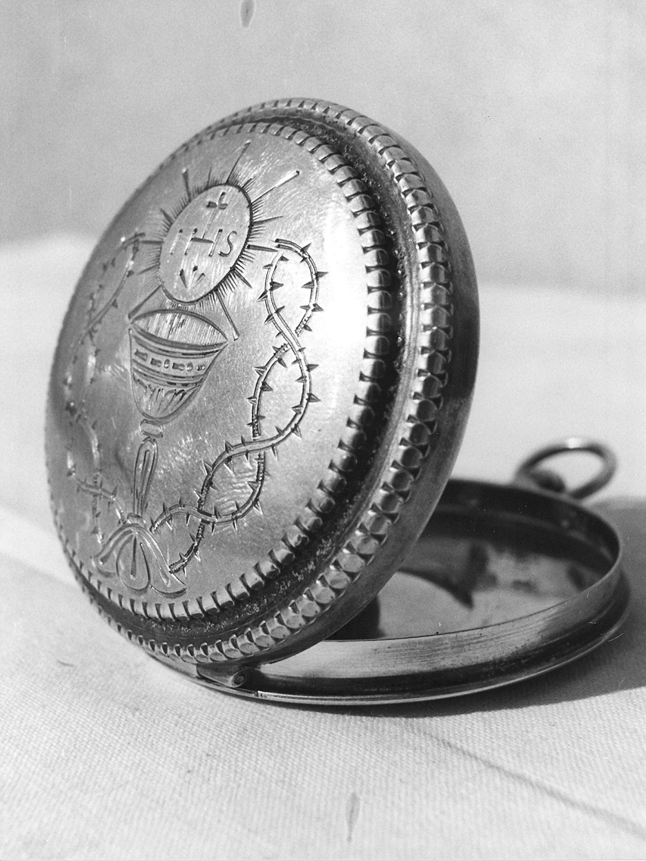 teca eucaristica - bottega piacentina (prima metà sec. XX)