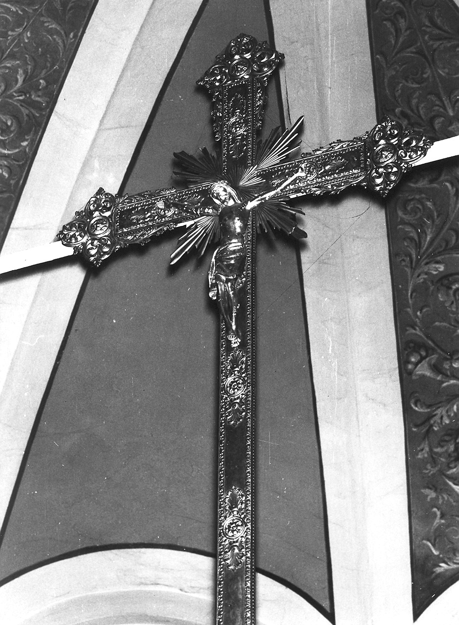 croce processionale - bottega piacentina (inizio sec. XX)